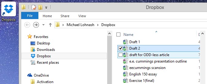 Working with Office files in Dropbox