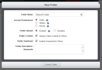 OpenDrive create shared folder