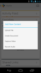 Adding new content in Android