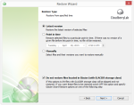 CloudBerry restore options